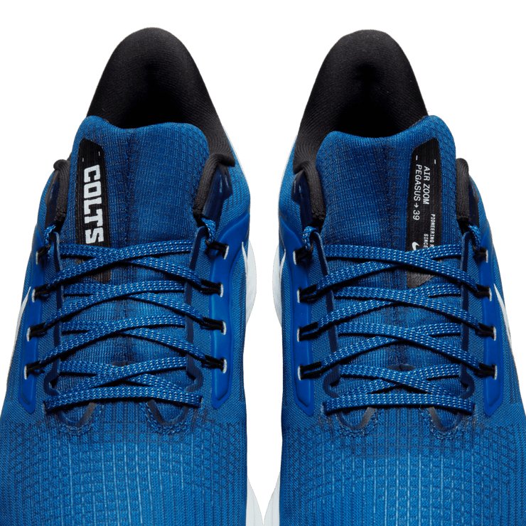 Nike Air Zoom Pegasus 39 (NFL Indianapolis Colts) Road Running Shoes Angle 6
