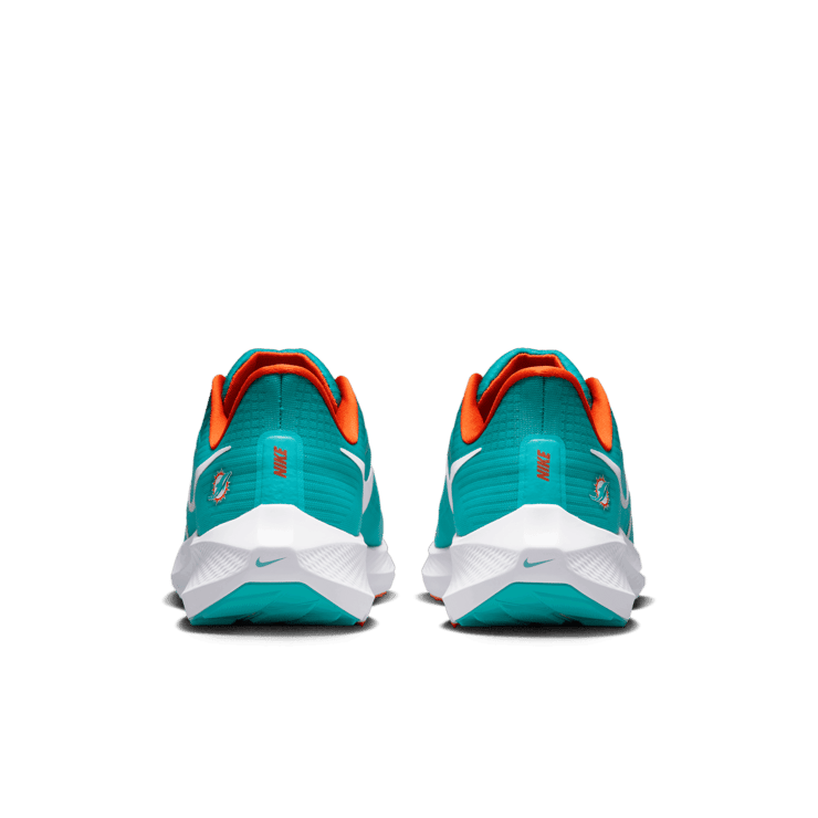 Nike Air Zoom Pegasus 39 (NFL Miami Dolphins) Road Running Shoes Angle 3