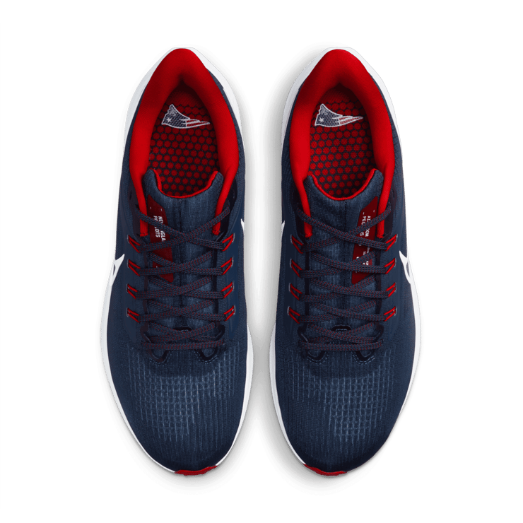 Nike Air Zoom Pegasus 39 (NFL New England Patriots) Road Running Shoes Angle 1