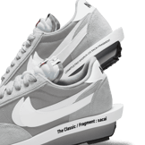 Nike LD Waffle SF Sacai fragment Grey Angle 7