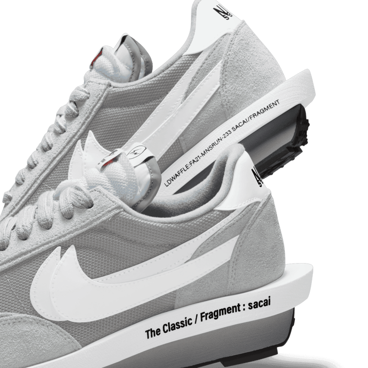 Nike LD Waffle SF Sacai fragment Grey Angle 7