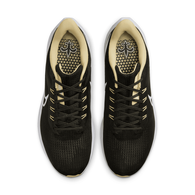 Nike Air Zoom Pegasus 39 (NFL New Orleans Saints) Road Running Shoes Angle 1