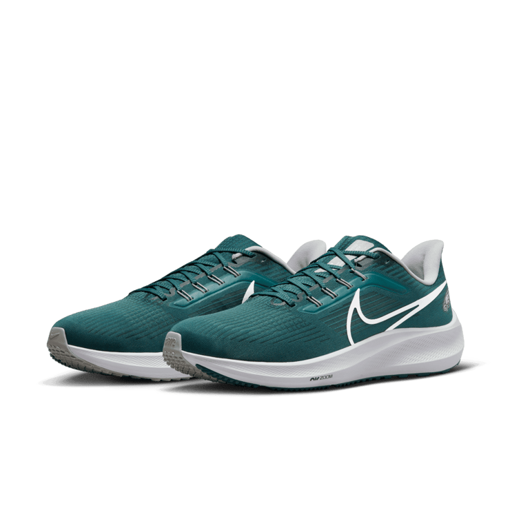 Nike Air Zoom Pegasus 39 NFL Philadelphia Eagles Road Running Shoes in Green DR2058 300 Release Info