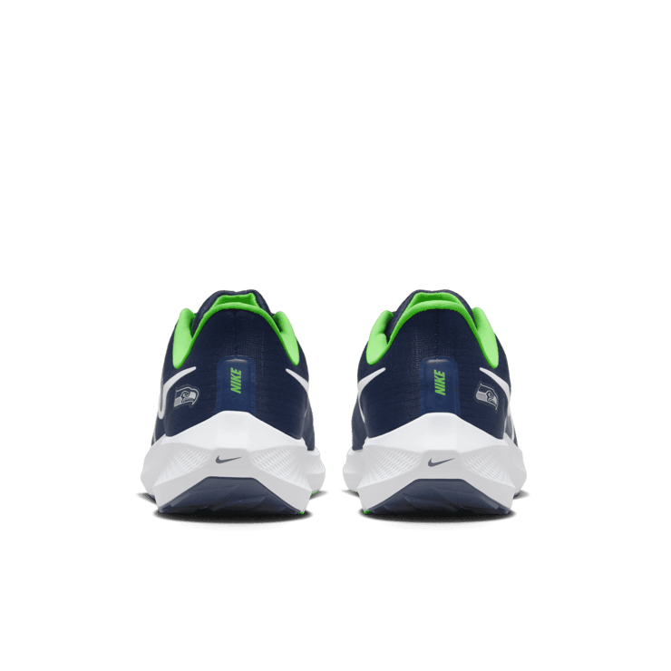 Nike Air Zoom Pegasus 39 (NFL Seattle Seahawks) Road Running Shoes Angle 3