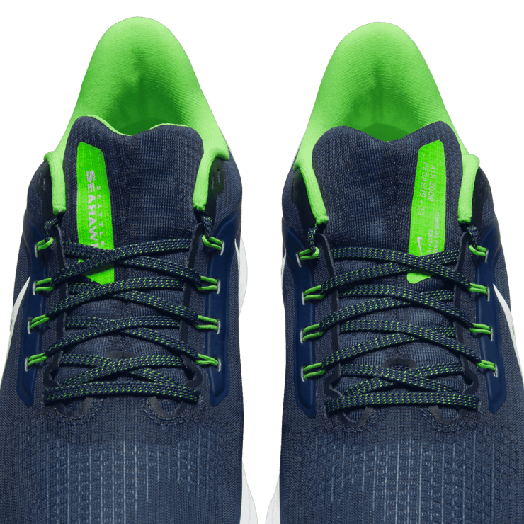 Nike Air Zoom Pegasus 39 (NFL Seattle Seahawks) Road Running Shoes Angle 6