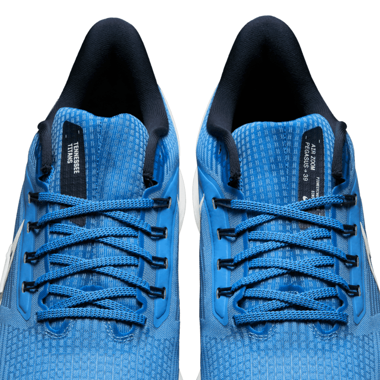 Nike Air Zoom Pegasus 39 (NFL Tennessee Titans) Road Running Shoes Angle 6