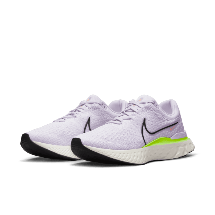 Nike React Infinity Run Flyknit 3 Road Running Shoes Angle 2