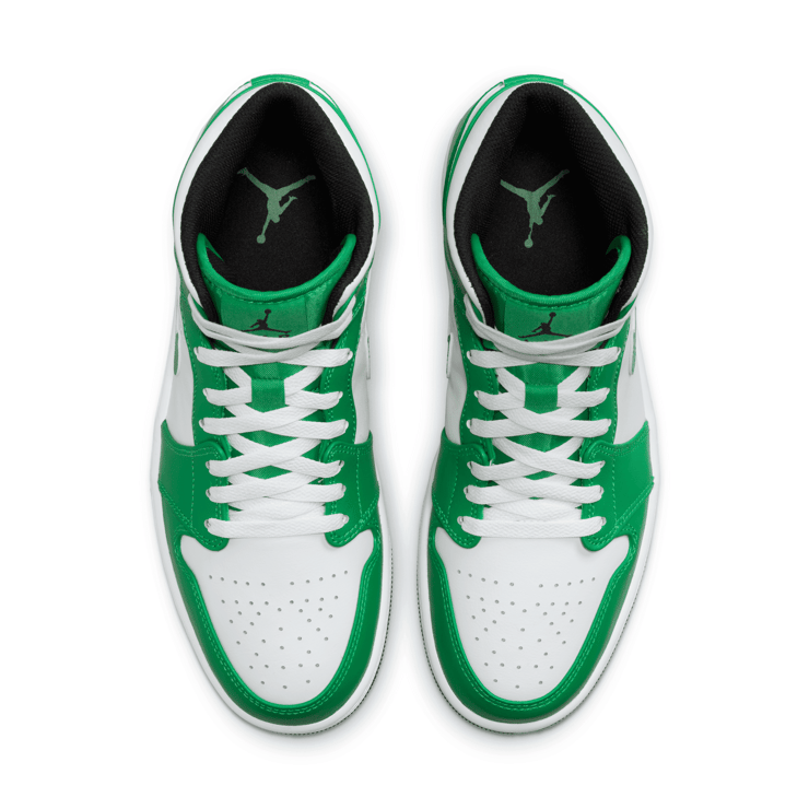 Air Jordan 1 Mid Lucky Green Angle 2