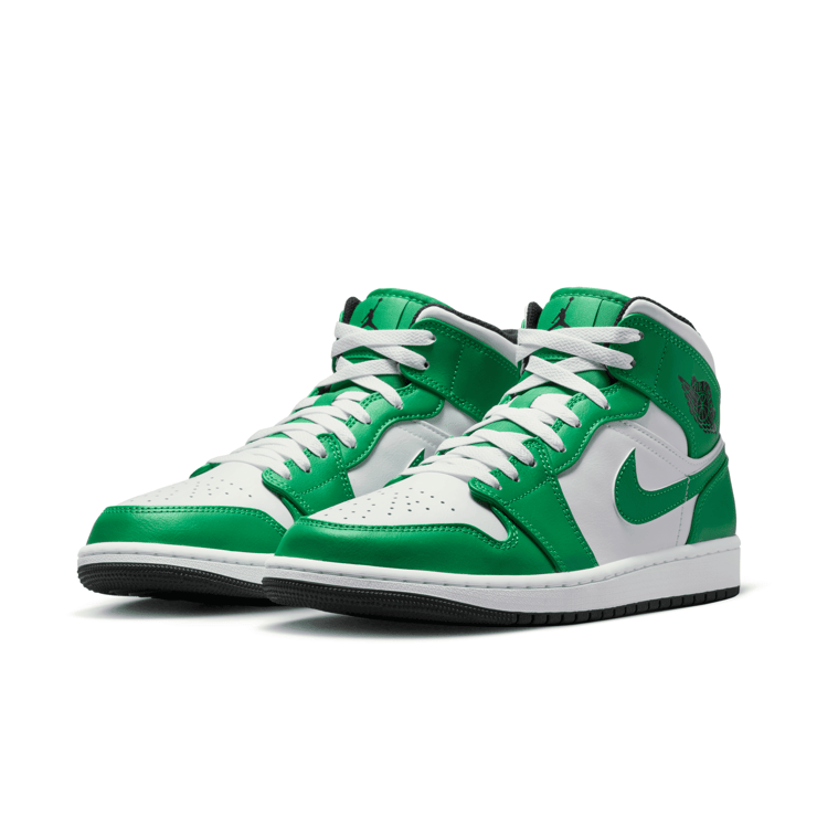 Air Jordan 1 Mid Lucky Green Angle 3