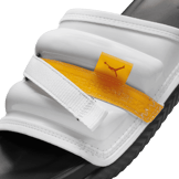 Jordan Super Play Slides in White Angle 4