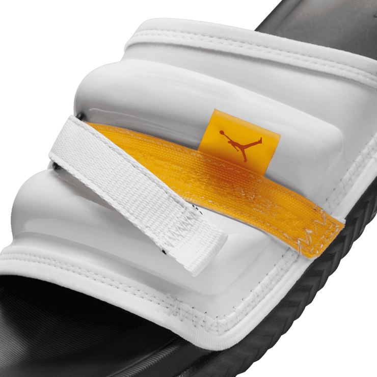 Jordan Super Play Slides in White Angle 4