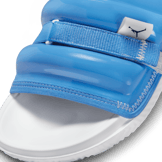 Jordan Super Play Slides in Blue Angle 2