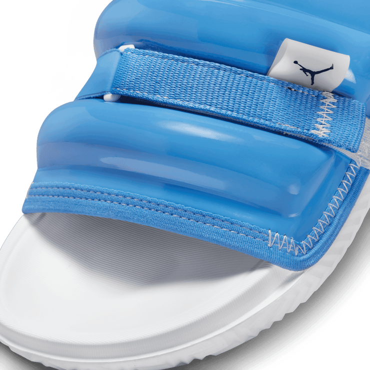 Jordan Super Play Slides in Blue Angle 2
