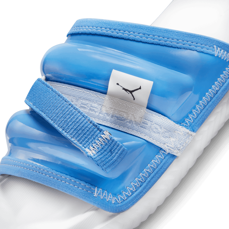 Jordan Super Play Slides in Blue Angle 3