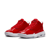 Jordan Max Aura 4 Shoes in Red Angle 2