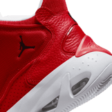 Jordan Max Aura 4 Shoes in Red Angle 5