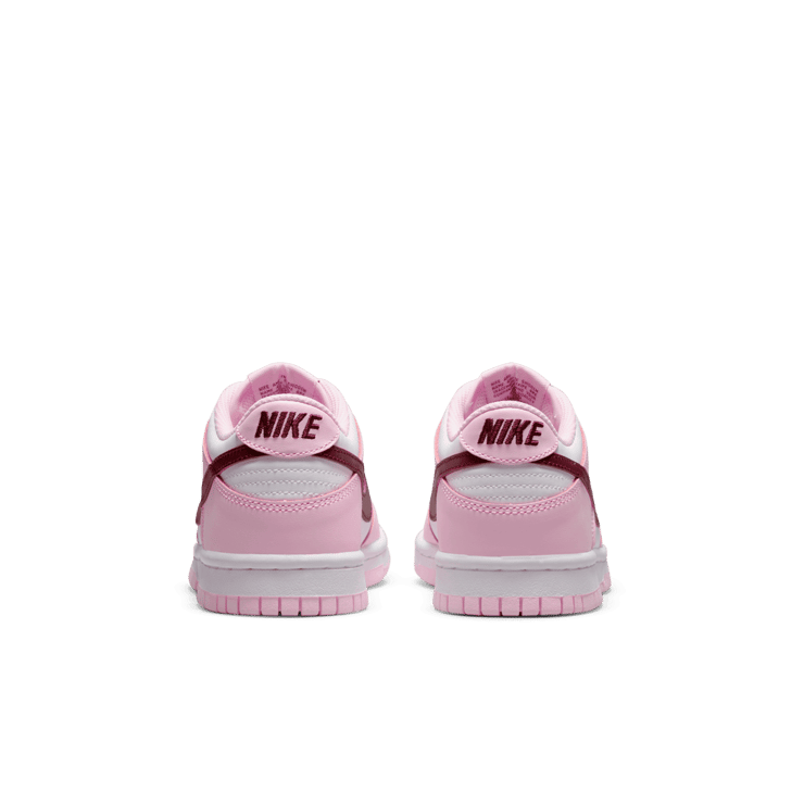 Nike Dunk Low Pink Foam/Dark Beetroot GS Angle 3