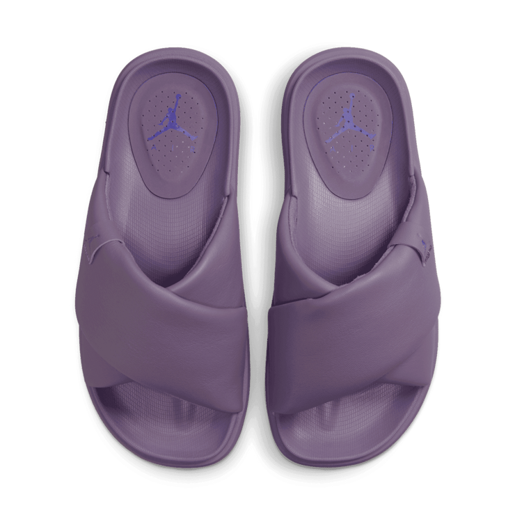 Jordan Sophia Slides in Purple Angle 1