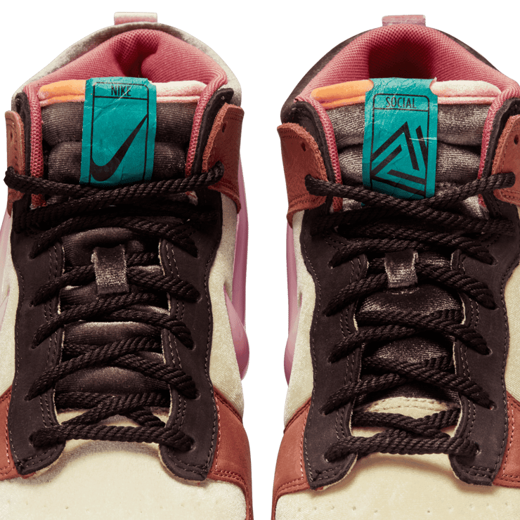 Nike Dunk Mid Social Status Milk Carton Burnt Brown Angle 6