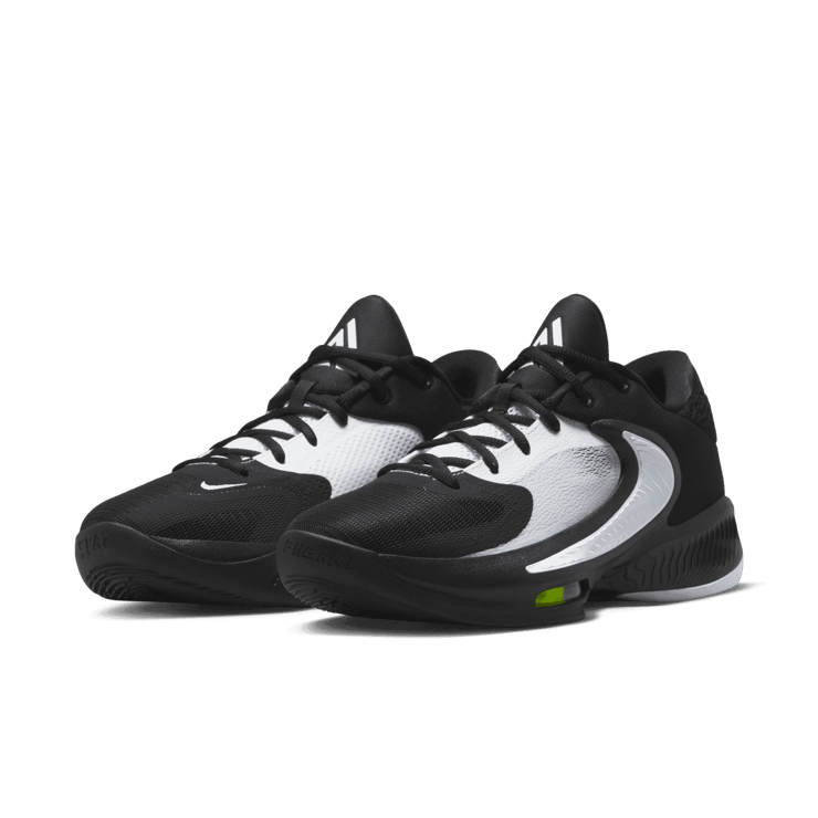 Nike Zoom Freak 4 TB Black White Angle 2