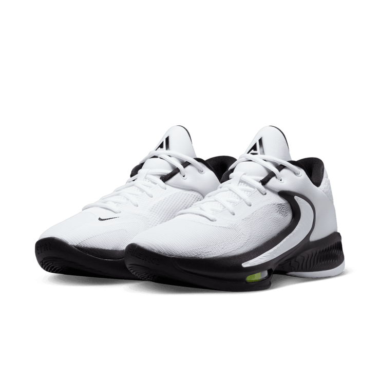 Nike Zoom Freak 4 TB White Black Angle 2