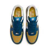 Nike Air Force 1 Undefeated 5 On It Croc Blue & Yellow Angle 1