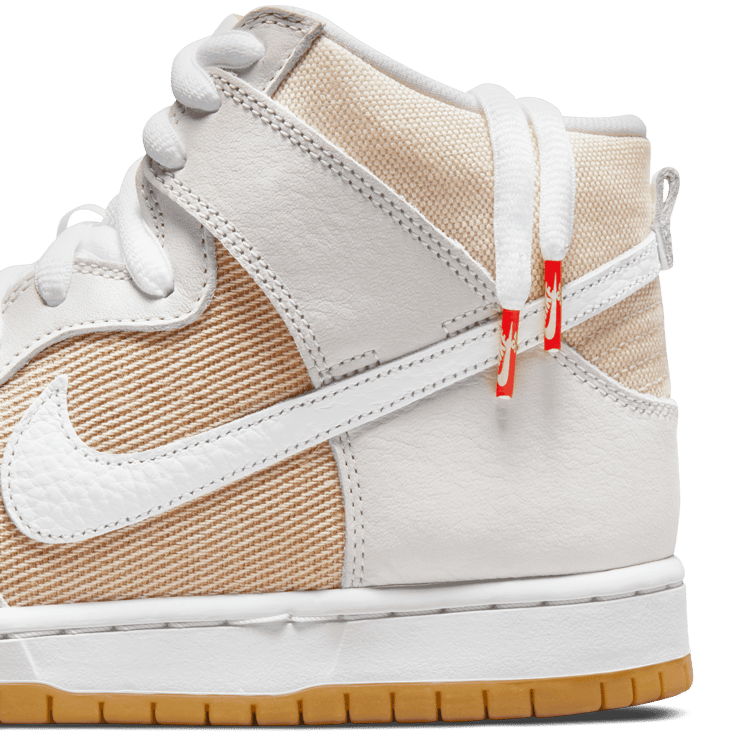 Nike SB Dunk High Pro ISO Unbleached Pack Sail Angle 6
