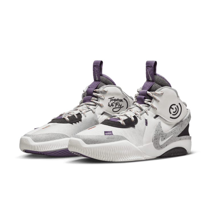 Nike Air Deldon "Together We Fly" Basketball Shoes Angle 2