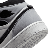 Air Jordan 1 Mid SE Canvas Black Light Steel Grey (W) Angle 5