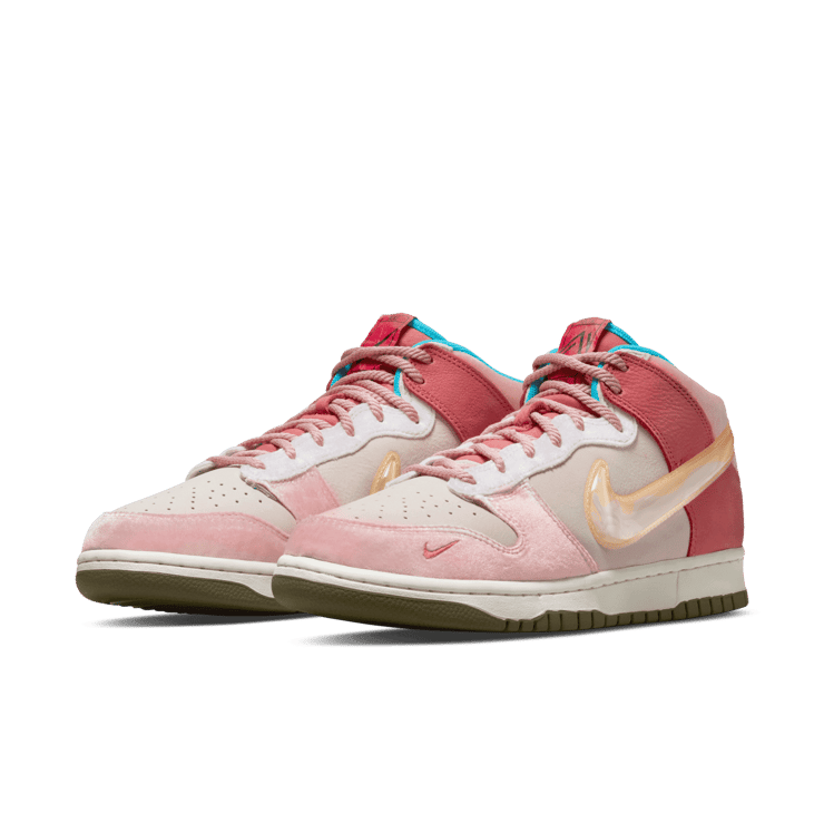 Nike Dunk Mid Social Status Free Lunch Strawberry Milk Angle 2