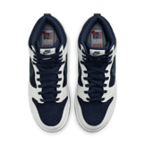 Nike Dunk High Sports Specialties White Navy Angle 1