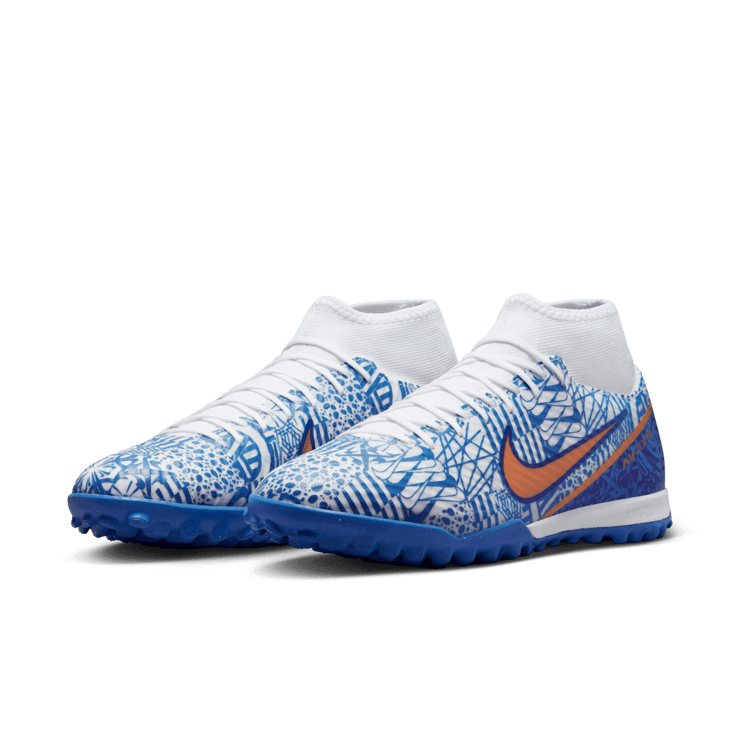 Nike Zoom Mercurial Superfly 9 Academy CR7 TF Turf Soccer Shoes Angle 2