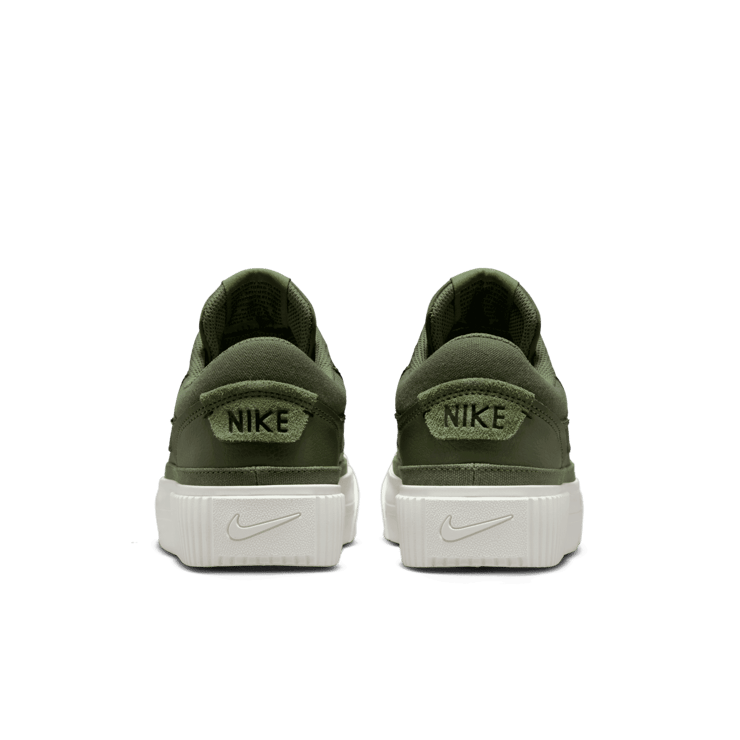 Nike Court Legacy Lift Shoes in Green Angle 3