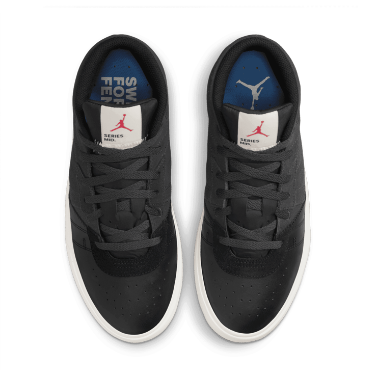 Jordan Series Mid Shoes in Grey Angle 1