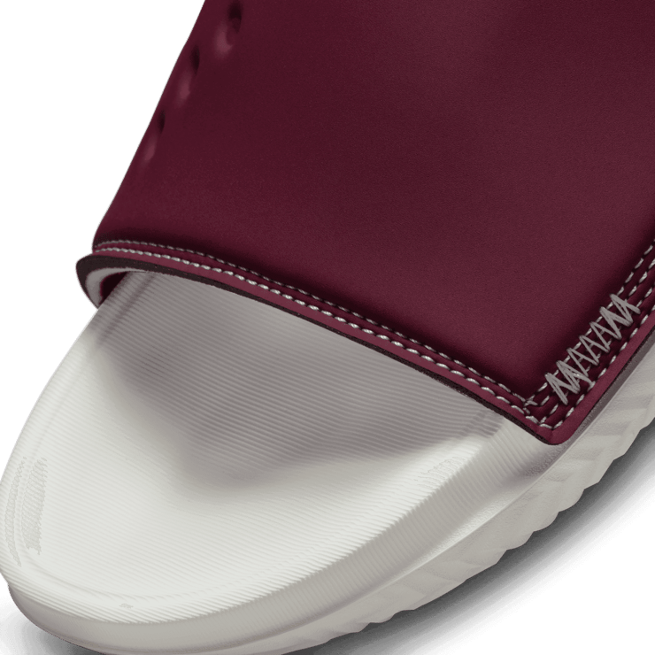 Jordan Play Slides in Red Angle 2