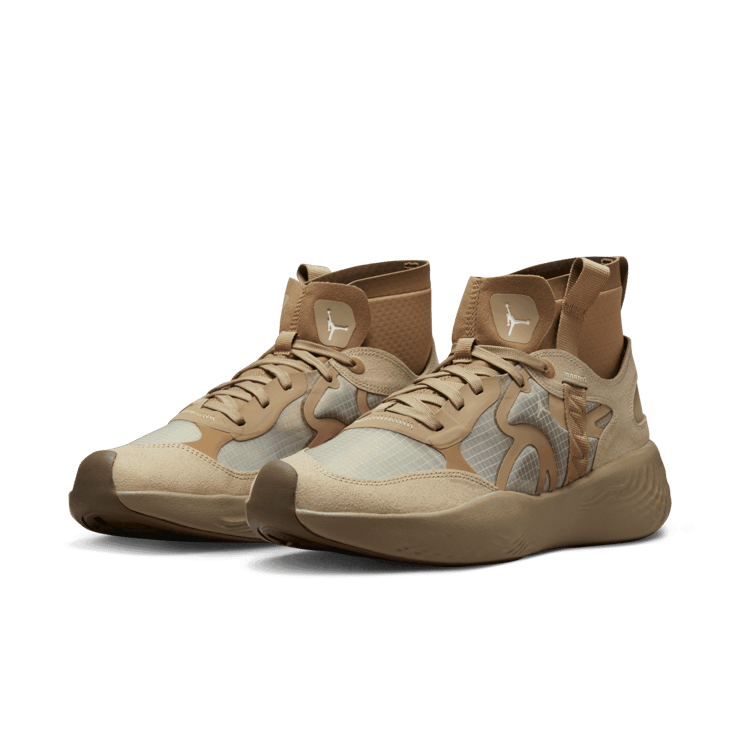 Jordan Delta 3 Mid Shoes in Brown Angle 2