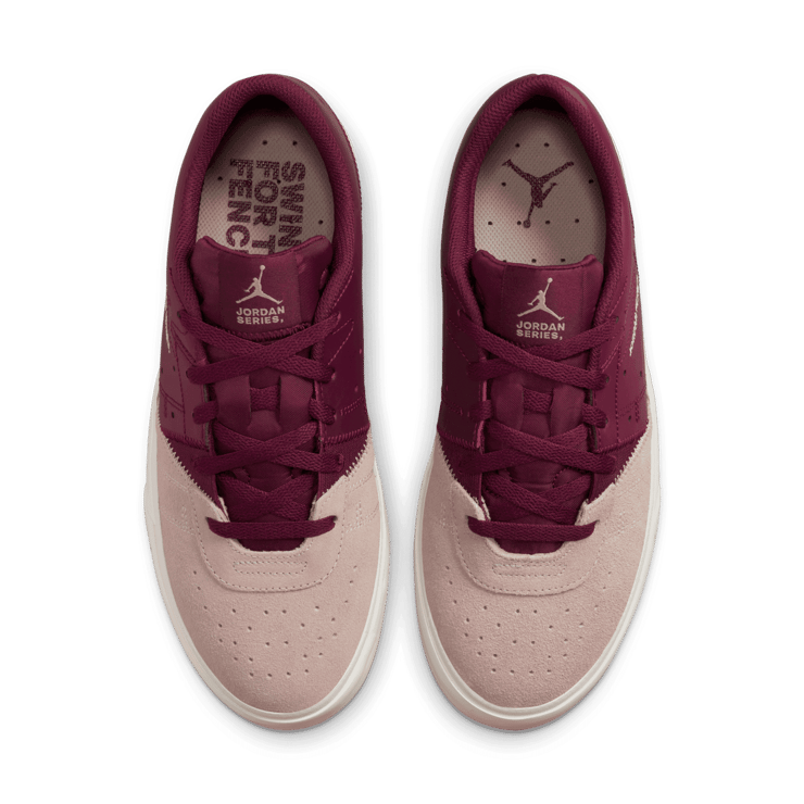 Jordan Series ES Shoes in Red Angle 1
