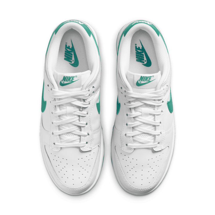 Nike Dunk Low White Green Angle 1