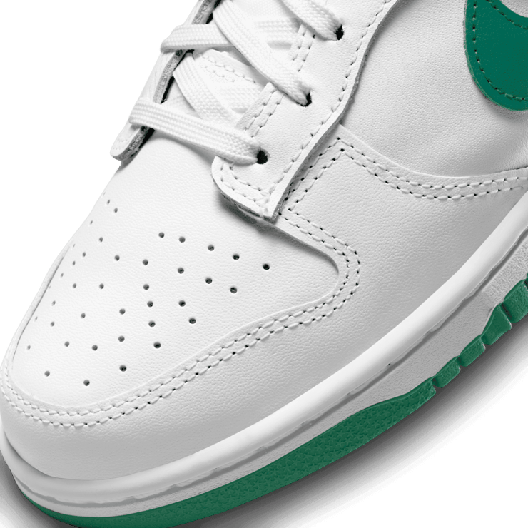 Nike Dunk Low White Green Angle 4