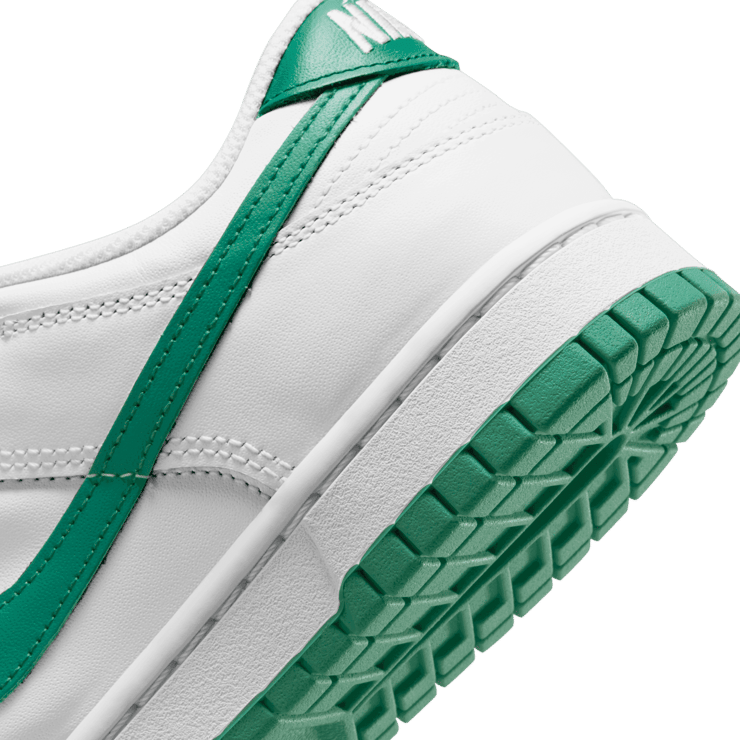 Nike Dunk Low White Green Angle 5