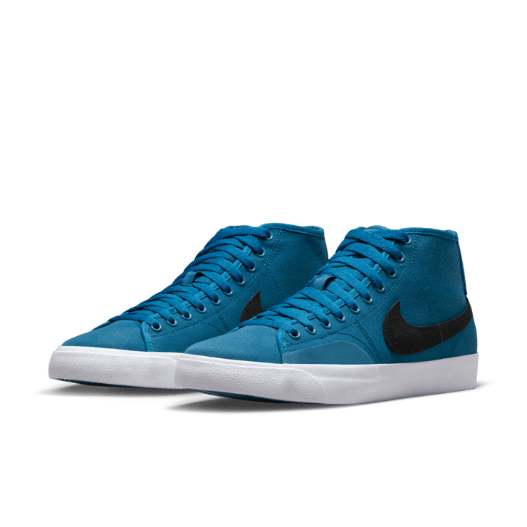 Nike SB Blazer Court Mid Premium Skate Shoes Angle 2