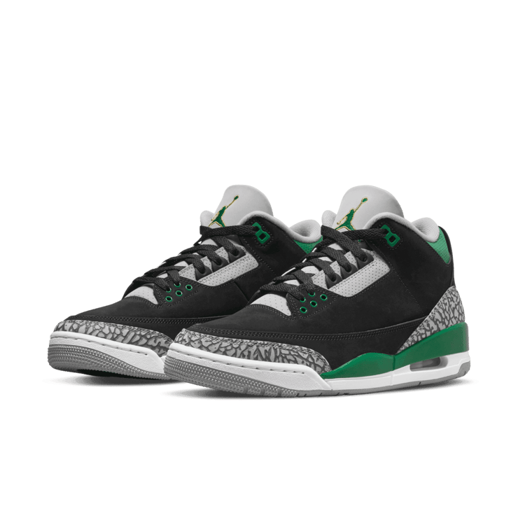 Jordan 3 Retro Pine Green Angle 2