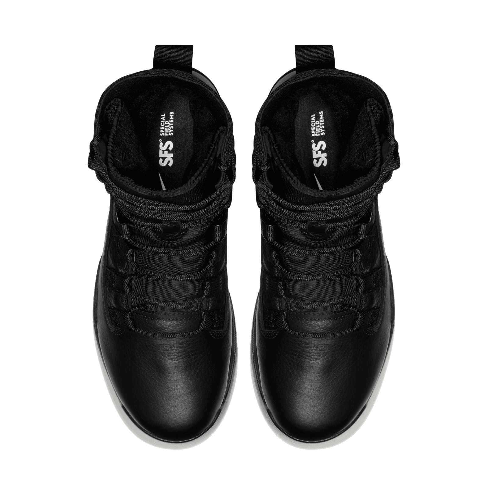 black nike field boots