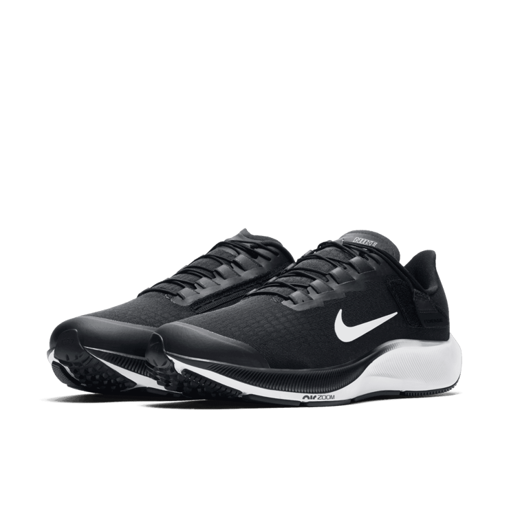 Nike Air Zoom Pegasus 37 FlyEase Easy On/Off Road Running Shoes Angle 2