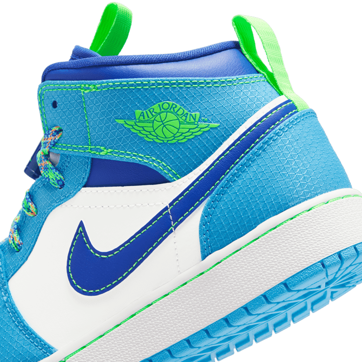 Jordan 1 Mid Sprite Blue Angle 5