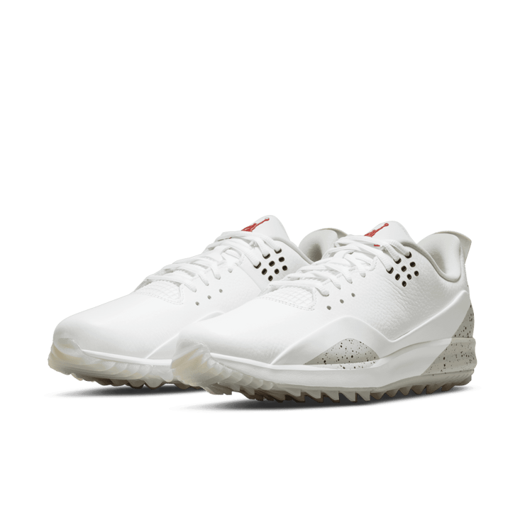 Jordan ADG 3 Golf Shoes in White Angle 2