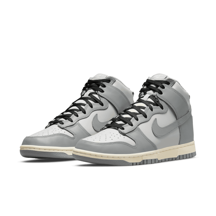 Nike Dunk High Grey Sail (W) Angle 2