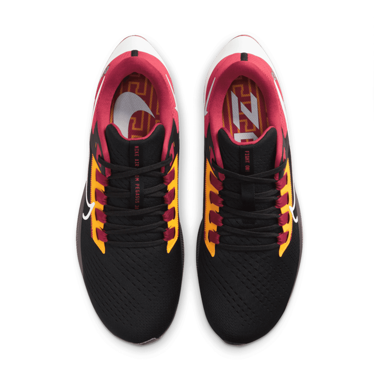 Nike College Air Zoom Pegasus 38 (USC) Running Shoes Angle 1