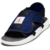 Jordan LS Slides in Blue Angle 9