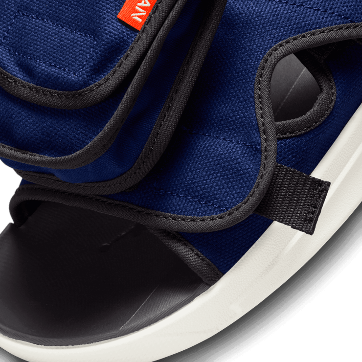 Jordan LS Slides in Blue Angle 4